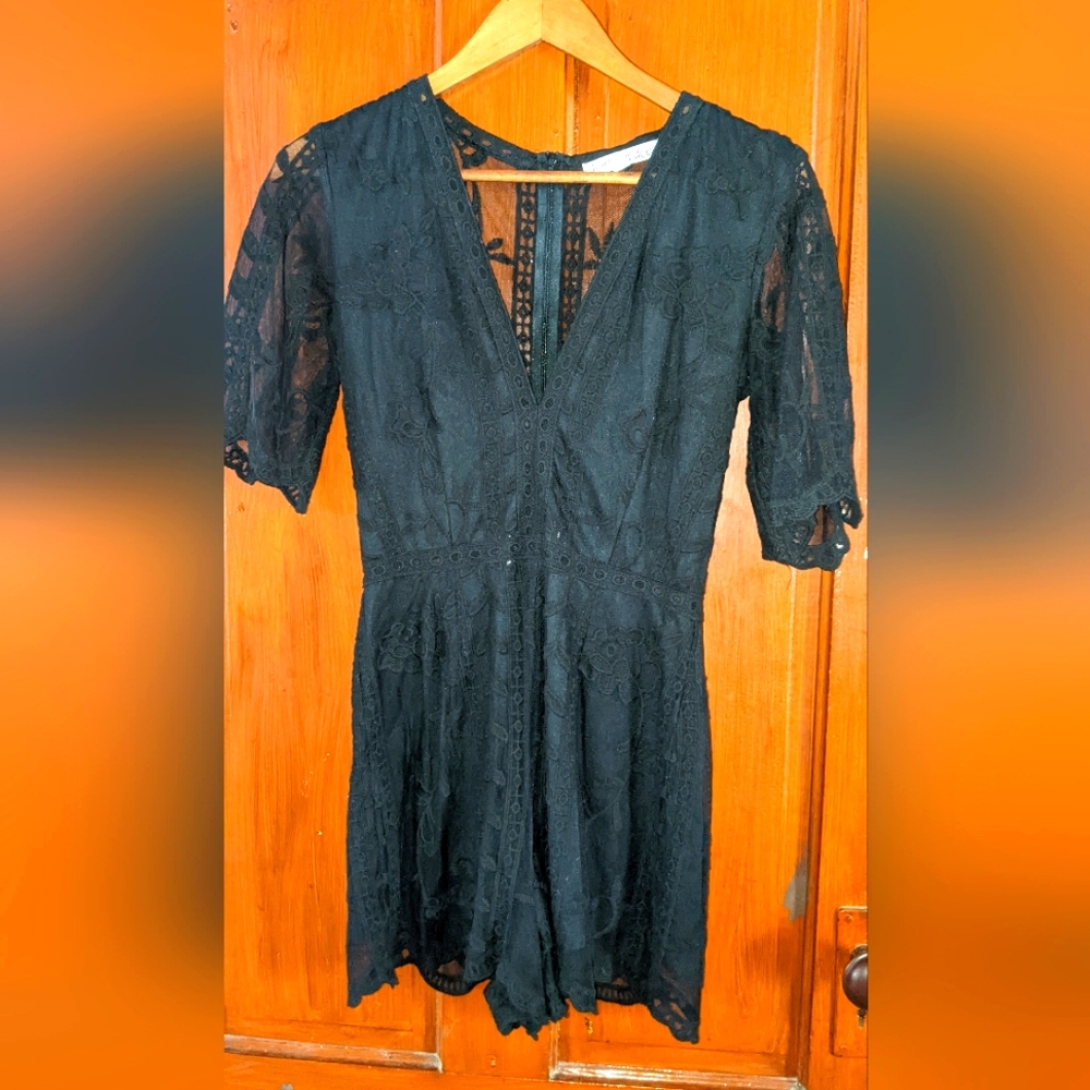 Lola Grace Lace Romper